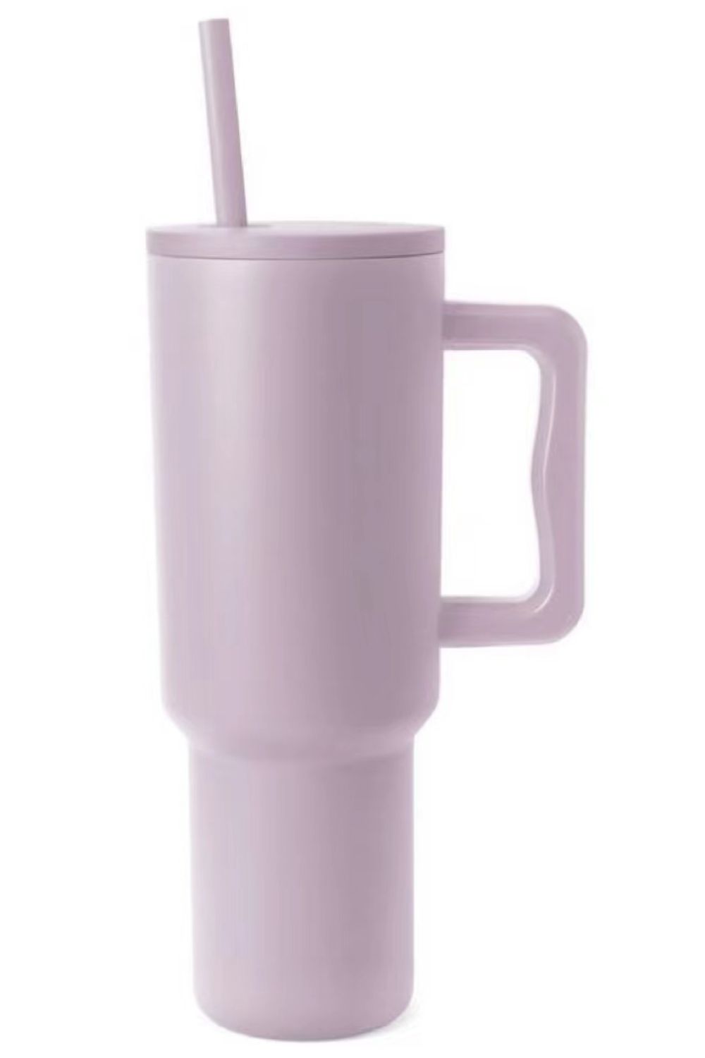 Monochromatic Stainless Steel Tumbler with Matching Straw - Tote and Lounge