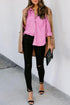 Striped Button Up Long Sleeve Shirt - Tote and Lounge