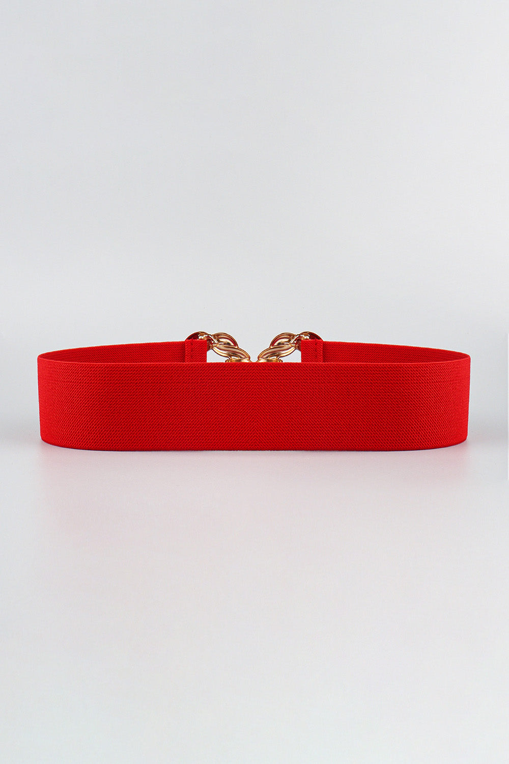 Zinc Alloy Buckle Elastic Belt - Tote and Lounge