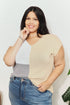 Color Block V-Neck Knit Top - Tote and Lounge