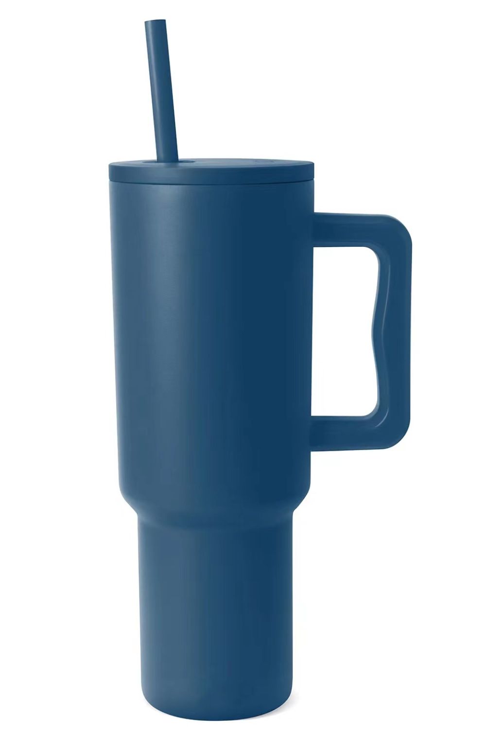 Monochromatic Stainless Steel Tumbler with Matching Straw - Tote and Lounge