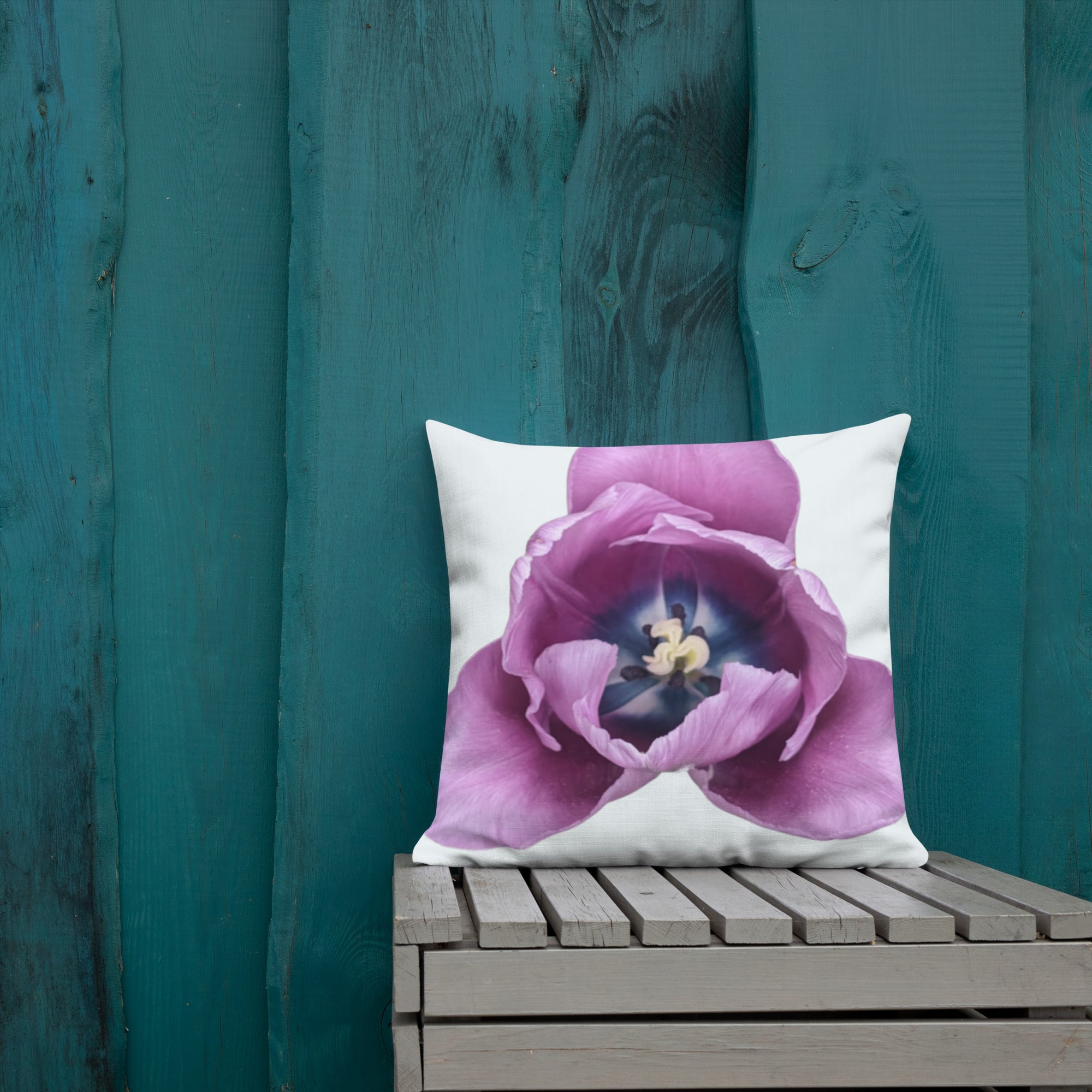Purple Tulip Premium Pillow