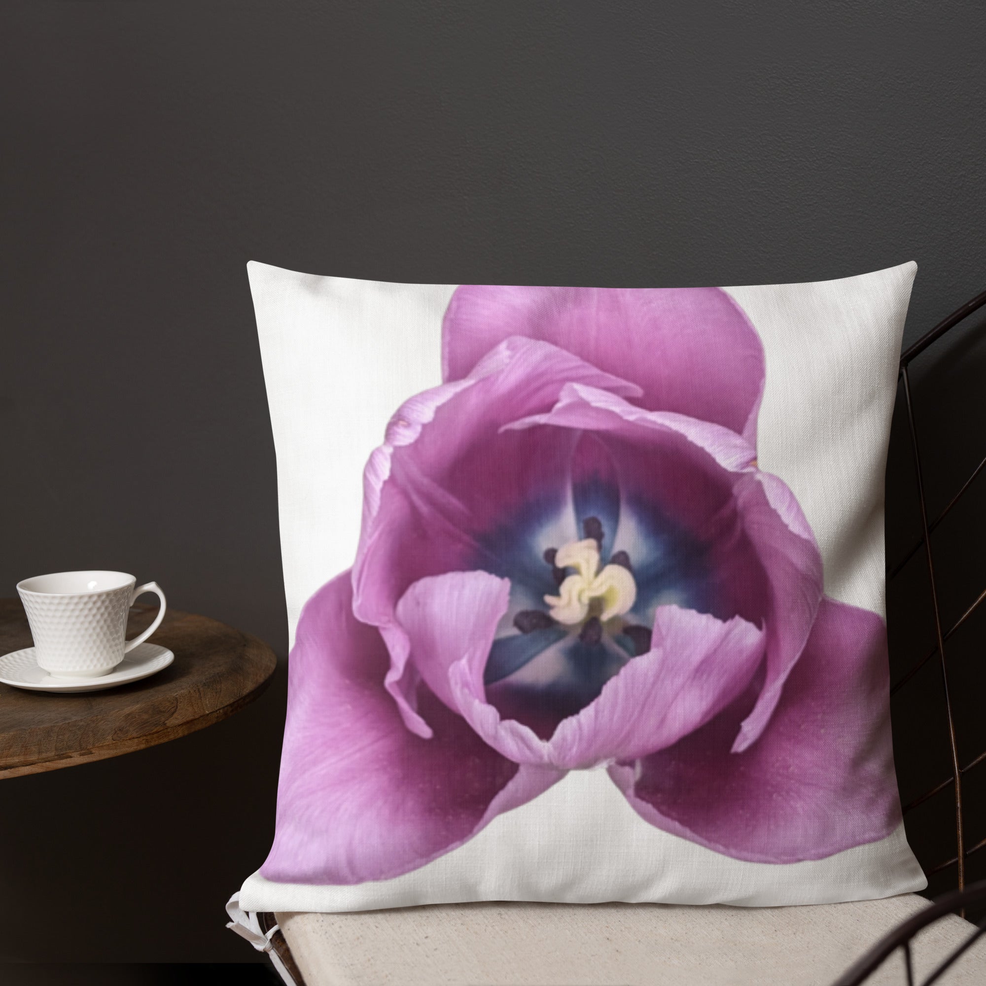 Purple Tulip Premium Pillow
