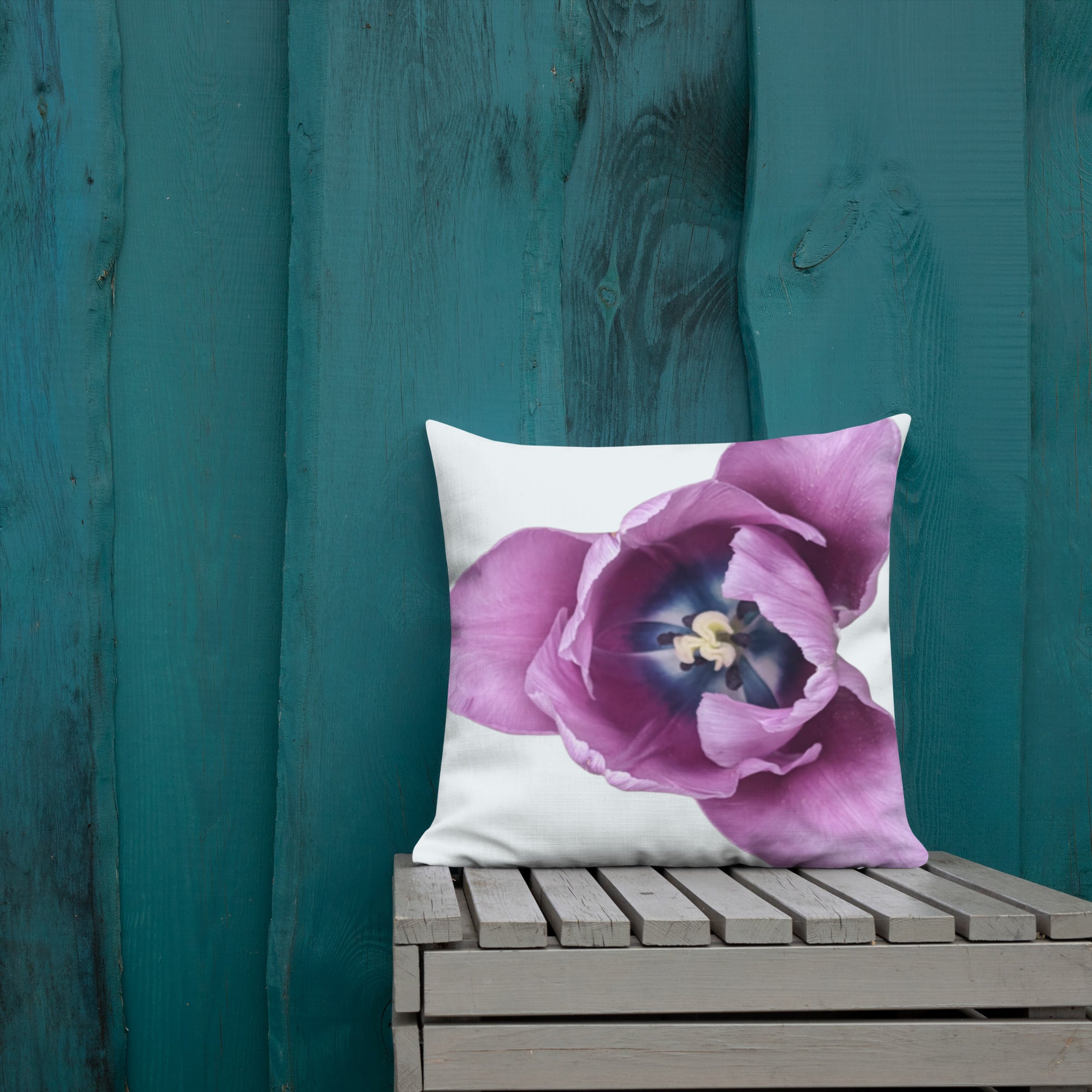 Purple Tulip Premium Pillow