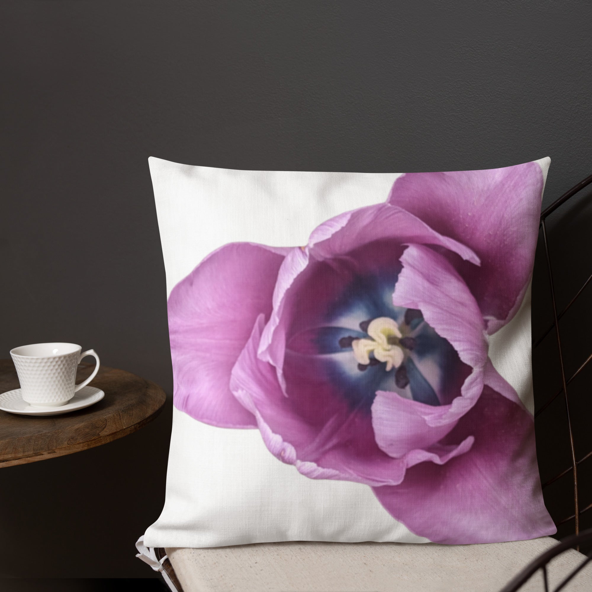 Purple Tulip Premium Pillow