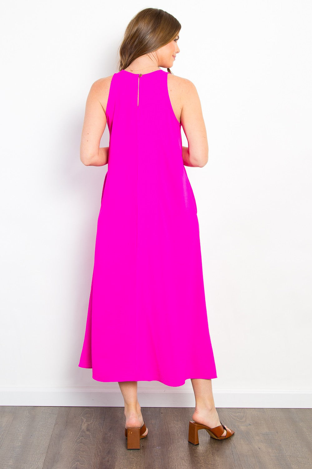 Be Stage Midi Tank Dress with Pockets - Tote and Lounge