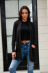 Basic Bae Full Size Open Front Long Sleeve Cardigan with Pockets - Tote and Lounge