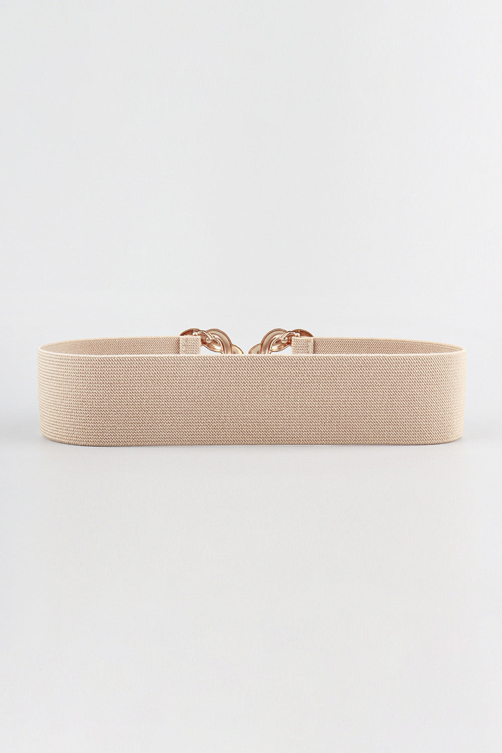 Zinc Alloy Buckle Elastic Belt - Tote and Lounge