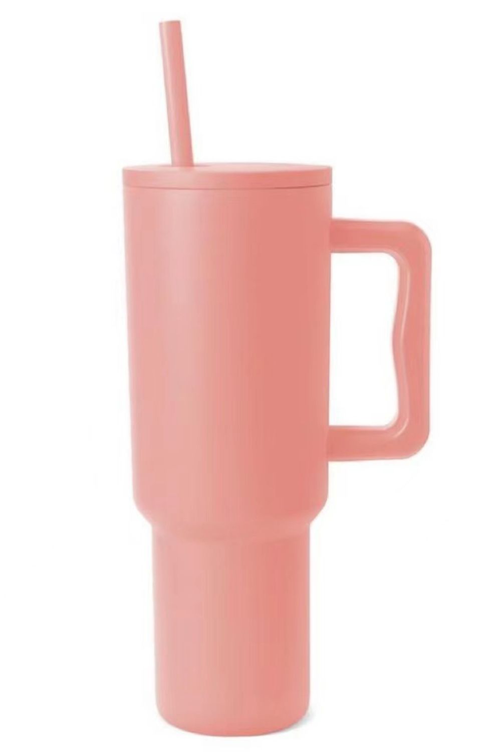 Monochromatic Stainless Steel Tumbler with Matching Straw - Tote and Lounge