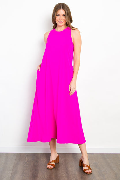 Be Stage Midi Tank Dress with Pockets - Tote and Lounge