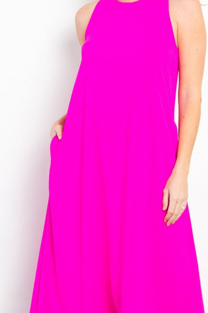 Be Stage Midi Tank Dress with Pockets - Tote and Lounge